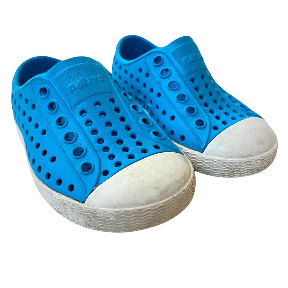NATIVE Jefferson Blue Perforated Sneaker Sandals